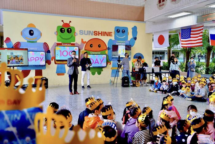 陪孩子歡度入學100天❤️❤️❤️